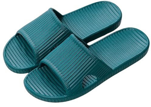 Czgcpyc Sandali da Doccia Pantofole da Doccia Sandali da Pavimento Antiscivolo per Interni ed Esterni Schiume Morbide Scarpe da Bagno Unisex EU 35/36 Verde