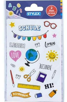 Sticker Einschulung, 66 Stück