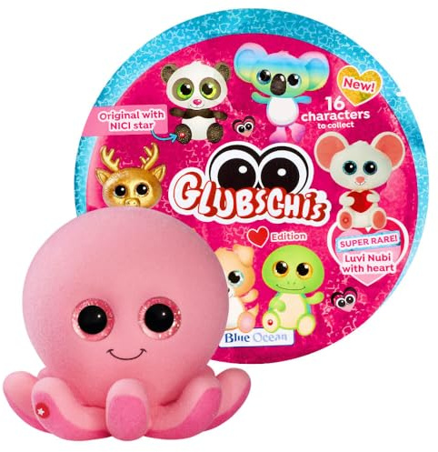 Generisch Blue Ocean Glubschis Sammelfigur Herz Serie 2 - Glubschi Glitzer - Figur Poli