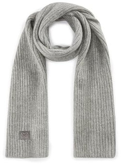 CODELLO Damen Schal Strickschal aus Rippstrick (grau)