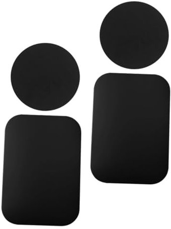 BEBEMOKO 4stücke Metallplatte Für Magnete Handymagnetaufkleber Mit Klebstoff Kompatibel Mit Telefonen Und Tablets Für Magnetische Handyhalterungen Im Auto