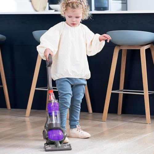 Purple Dyson Ball Toy - The Ultimate Playtime Companion For Aspiring Household Heroes! - 4 X LR14 Batteries Required - Not Included - Dimensions: L38 X W30.5 X H52cm