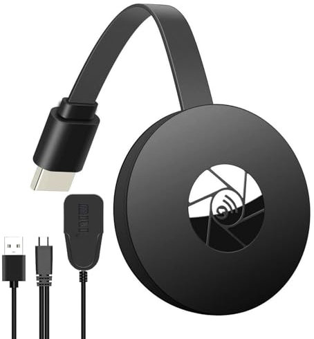 Wireless Transmitter, WiFi Display Dongle, Wireless HDMI Display Dongle Adapter, Wireless HDMI Display Adapter, Streaming Device for TV Support Miracast/DLNA/Airplay, for Android/iOS/Windows/Mac OS