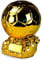 MIAOWR Trophée des Golden Globes Trophées De La Ligue De Football Souvenir des Champions Décorations De Bureau,8.3in/21cm