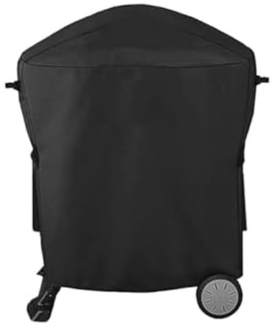 Grillabdeckung für Weber Q1000 Q2000 Serie, robustes 210D Oxford-Tuch, wasserdicht, staubdicht, schwarz, mit Aufbewahrungstasche, 54 x 76 x 69 cm