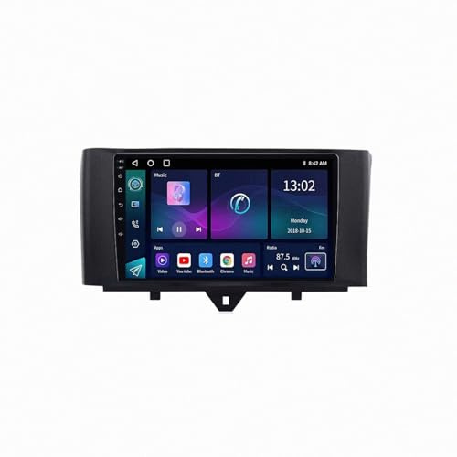 Radio Macchina Touch Screen per Smart fortwo 2011-2015 Touchscreen Stereo Auto Bluetooth con Schermo, Radio Auto con Mirror Link/Usb/Supporta, 4 Nucleo 1G+32G