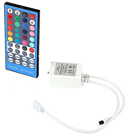 SUPERNIGHT 40Keys LED RGBW Strip IR Remote Controller Fernbedienung Kontroller Steuerung für 5M SMD 5050 LED Streifen RGBW/RGBWW LED Lichtband DC 12V Farbwechsel Led Lichtleiste