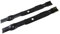SECURA Jeu de lames (combi) compatible avec Craftsman 917.255621 Tracteur de pelouse