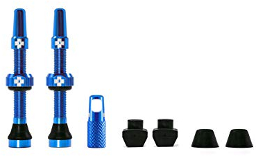 Muc Off 1056 Rohrloses Ventil, blau, 44mm, Set of 2