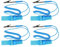 GTIWUNG 4 Stück Antistatische Armbänder, Antistatik-Armband, Erdungsarmband Handgelenk Bügel, Antistatic Wrist Strap, Wiederverwendbare Antistatische Armbänder mit Erdungskabel und Krokodilklemme