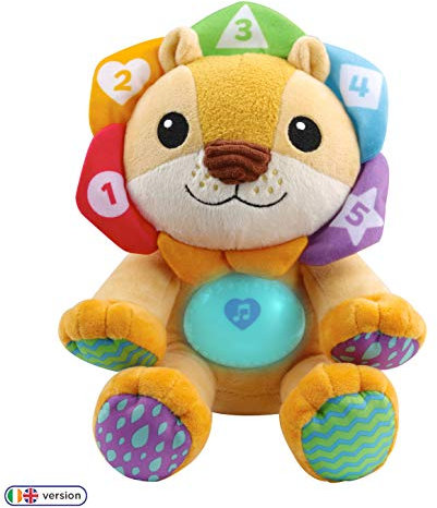 LeapFrog Lullaby Lights Lion, projecteur de lumière de Nuit pour bébé, Jouet en Peluche avec lumières et Musique, Jouet Musical apaisant pour bébé garçons et Filles âgés de 6 Mois et Plus