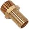 Schlauchtülle mit 1/2 Zoll Außengewinde und AußenØ 8mm - Schlauchtülle mit Außengewinde Tülle 8mm - 1/2 AG Gewinde Schraub Fitting aus Messing