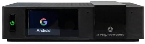 AB IPBox Two Combo 4K UHD Android 8.0 Combo IP Ricevitore (DVB-S2X/C/T2, Dual-WiFi, BT, LAN, CA, HDMI)