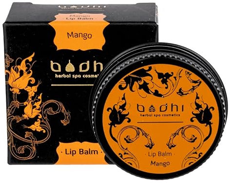 BODHI® Natürlicher Lippenbalsam Mango 12g | mit fruchtig-exotischem Duft | feuchtigkeitsspendend mit wertvollen Ölen | bio & vegan