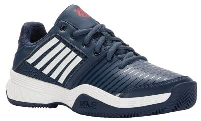 K-Swiss Performance Herren Court Express HB Tennis Shoe, Blue Opal/White/Lollipop, 45 EU