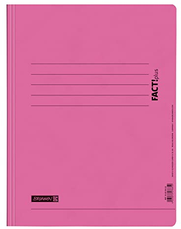 NEU BRUNNEN Schnellhefter FACT!plus DIN A4, aus Karton, pink