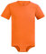 Landofgenie Justaucorps unibody Bouton Pression col Rond Chemise Collants Manches Courtes Une pièce Pyjama Orange Taille S