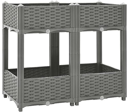 Revera Hochbeet 80 x 40 x 71 cm aus Polypropylen