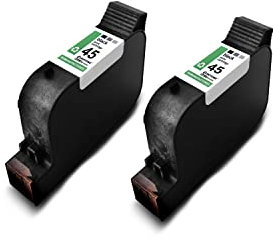 Eurotone 2er Set Tintenpatronen kompatibel für HP 45XL 51645AE für DeskJeT 690CSE 960CXI 970CSE 970CX 970CXI 980C - 2X Black Schwarz