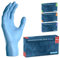 ARNOMED Einweghandschuhe Blau Extra Stark, Einmalhandschuhe in S, 50% dickere Nitrilhandschuhe, 100 Stk./Box, Handschuhe Einweg puderfrei, latexfreie Gummihandschuhe, Einweghandschuhe in S, M, L & XL