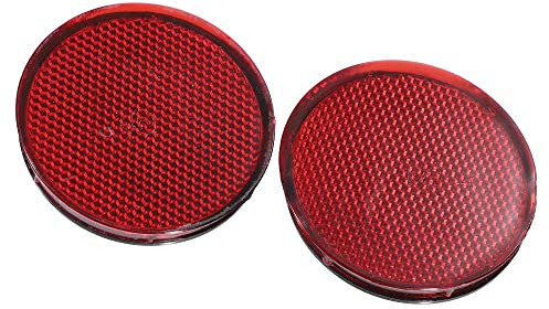 A ABSOPRO 1 Paar Heckreflektor Links Rechts Für Nissan Qashqai 07-13 | Material Kunststoff, Farbe Rot/Schwarz, Größe 7.2x6.8x1.8cm, Für Nissan Pathfinder 05-12, Juke Ab 2015, OE 26561-EB300