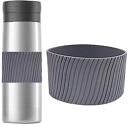 Silicone Coffee Cup , Silicone Cup Protector, Reusable Coffee , Heat Resistant Cup Protector for Iced Hot Drinks, Silicone Sleeves for Cups