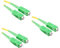 OSALADI Mm PVC-Kabelmantel 3st Glasfaser-internetkabel Lwl-überbrückungskabel Glasfaserkabelnetz Glasfaser-kabel Lwl-patchkabel Singlemode-faser Sc Einzelprozessor Messgerät