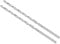 CoCud Extra Long High Speed Steel Twist Drill Bits, 7.5mm Diameter 250mm Length, Straight Twist Jobber Drill Bit - (Applications: for Metal Woodwork Plastic Aluminum), 2-Pieces