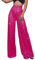 Generic Pailletten Hose Damen Gold-Glitzer Hose Lang Metallic Hose Lang High Waist Baggy Jogginghose Weites Bein Sommerhose Locker Weite Hose Große Größen Paillettenhose Metallic Hosen Büro Pants