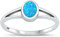 Sterling Silber Blau Opal Ring LTDONRS131526-BO90