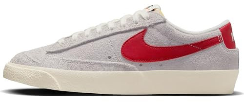 Nike Damen Blazer Low '77 VNTG Sneaker, Summit White/Gym Red-Sail-Coconut Milk, 39 EU