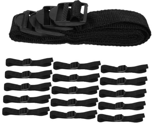 YARNOW 16pcs Lawn Spike Shoes Straps for Garden Aerator Sandals Sturdy Lawn Aerator Shoes Strap Soil Aerating Tool for Yard and Patio Care