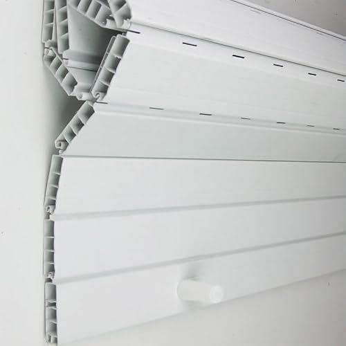 Tenda avvolgibile in PVC | Tapparelle Avvolgibili, Persiane | Lama diritta 50 mm | Taglio su misura | Pertoni Tende (altezza 230 cm x 90 cm (larghezza)