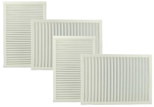 vhbw set di filtri (4 pezzi) sostituisce Viessmann ZK01767 per unità di ventilazione - filtro aria di scarico (G4), filtro aria di mandata (F7)