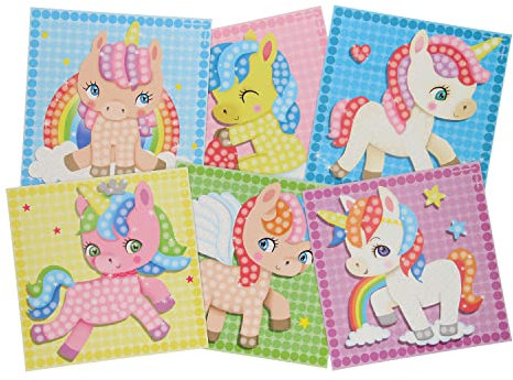 PlayMais Mosaikkarten Dekorieren Einhorn