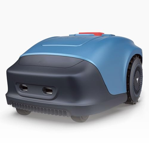 JMbpkduHs Robot Lawn Mower, Automatic Robotic Lawnmower for 1200m² Acres Lawn, Path Planning, 33% Slope, Wifi/Bluetooth, App Remote Control,Rain, Anti-Theft Protection