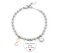 dalcuore Bracciale Mamma, Ipoallergenico, Idee Regalo Donna Compleanno Amica Migliore Braccialetto Frasi Speciali per Amiche con Originale Confezione da regalare X festa della mamma (Sorriso Rosa)