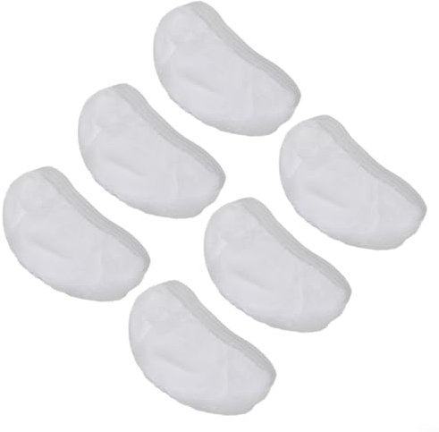 Mop Cloth Pad Set for Handy Steam Cleaners, Machine Washable Replacement Cloths, 6 Pack
