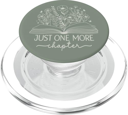 Nur noch EIN Kapitel Bookish Book Reading Dusty Sage Book PopSockets PopGrip für MagSafe