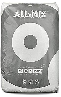 Biobizz Bio-Blumenerde All-Mix Universalmischung, leichte Mischung aus Wurm-Humus, 1 x All-Mix-Mischung, 50 l