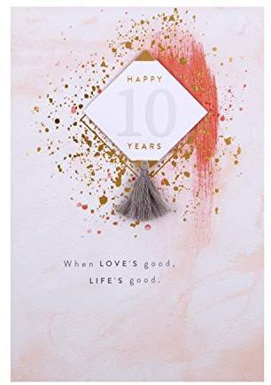 Hallmark Glückwunschkarte zum 10. Hochzeitstag, 3D-Design