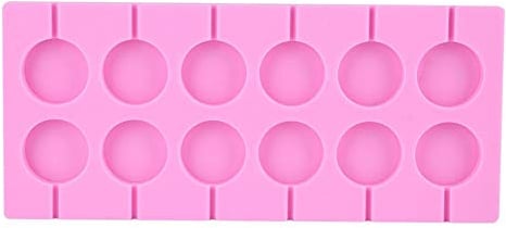 Lot de 12 moules ronds en silicone pour chocolats et chocolats