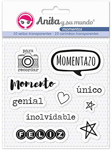 Anita und Seine Welt Moments Stempel, mehrfarbig, 16,5 x 12 cm, 10