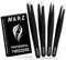 NARZ 4 pièces pince à épiler professionnelle en acier inoxydable pour poils incarnés, pince à sourcils pour hommes et femmes (ensemble noir)