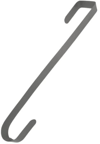 Floralcraft® 13 Silver Wreath Hooks – Over Door Hangers for Christmas Wreaths, Garlands & Seasonal Decorations – Heavy Duty Metal, Smooth Rounded Edges
