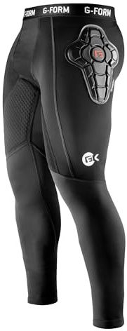 G-Form Torwart-Aufprallhose - Gepolsterte Leggings mit kompressiver Basisschicht - Schutzausrüstung für Fußball und Aufprallsportarten - atmungsaktiv und waschmaschinenfest