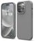 elago Liquid Silicone Case Compatible with iPhone 14 Pro Case (6.1), Premium Silicone, Full Body Protection - 4 Layer Shockproof Phone Cover, Anti-Scratch Soft Microfiber Lining (Dark Grey)