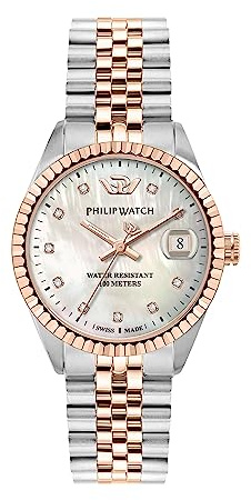 Philip Watch Caribe Orologio Donna, Tempo e data, Analogico - 35mm