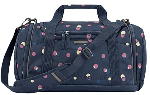 coocazoo Sporttasche „Bubble Dreams”, blau, Hauptfach, Nasswäschefach, Seitentasche, Reflektoren, 20 Liter, ab der 3. Klasse