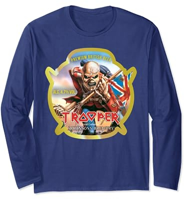 Iron Maiden - Trooper Beer Label Long Sleeve T-Shirt